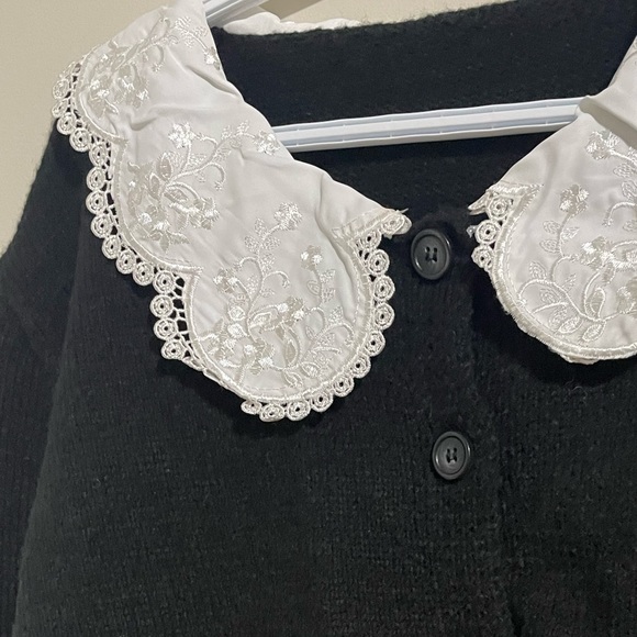 STATEMENT COLLAR CARDIGAN - Picture 7 of 9